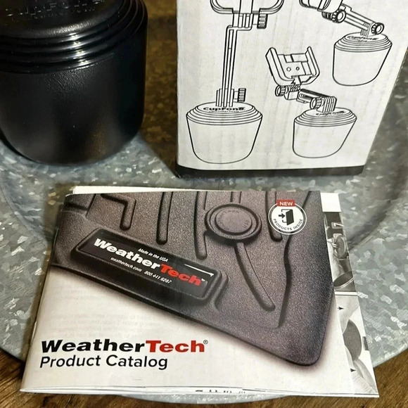 NWT WeatherTech CupFone ‼️WITH EXTENSION NECK‼️Car Cup Cell Phone Holder Black - Picture 4 of 7